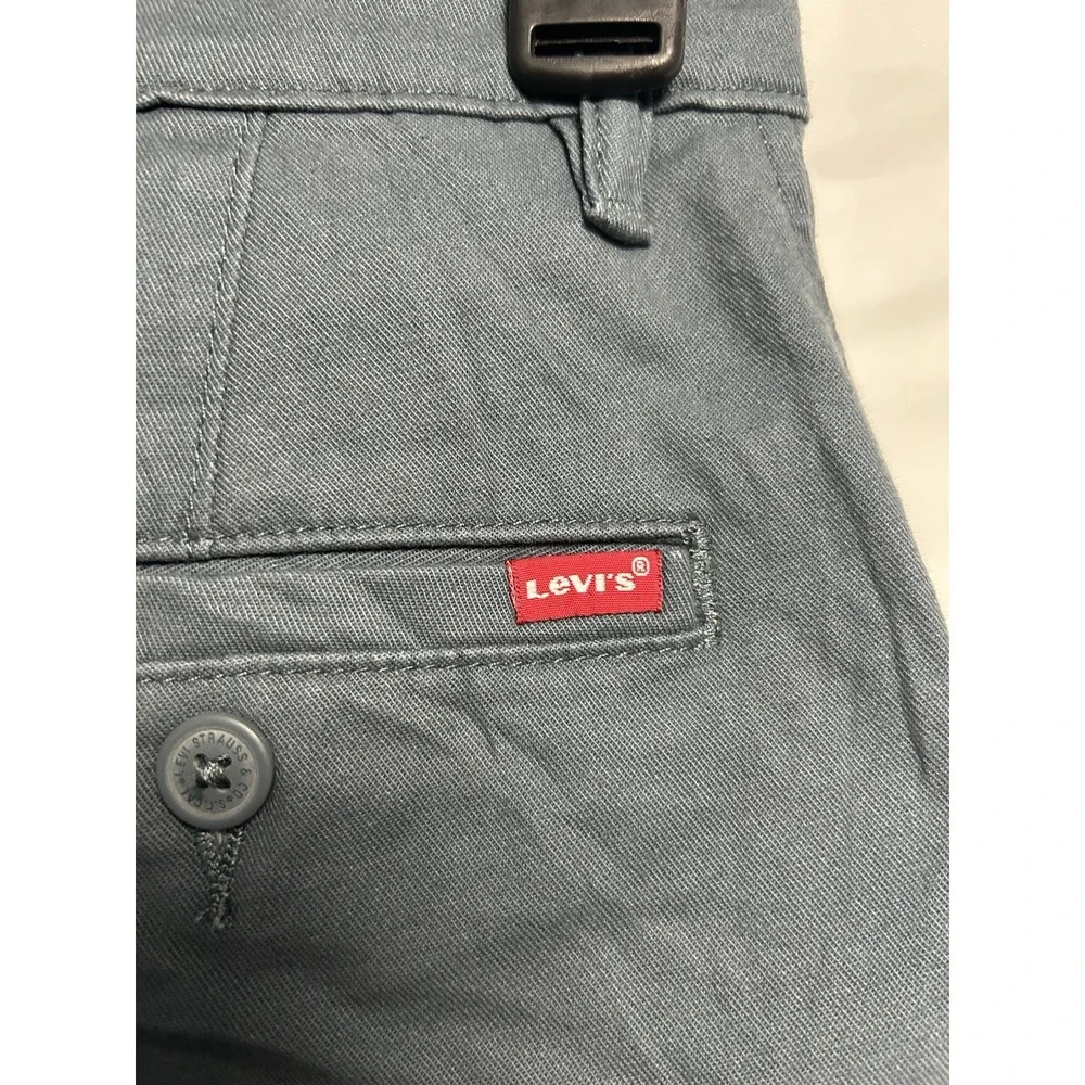 New Levi's XX Chino Standard Taper‎ Pants Men's 29x30 Blue Stretch Casual Twill